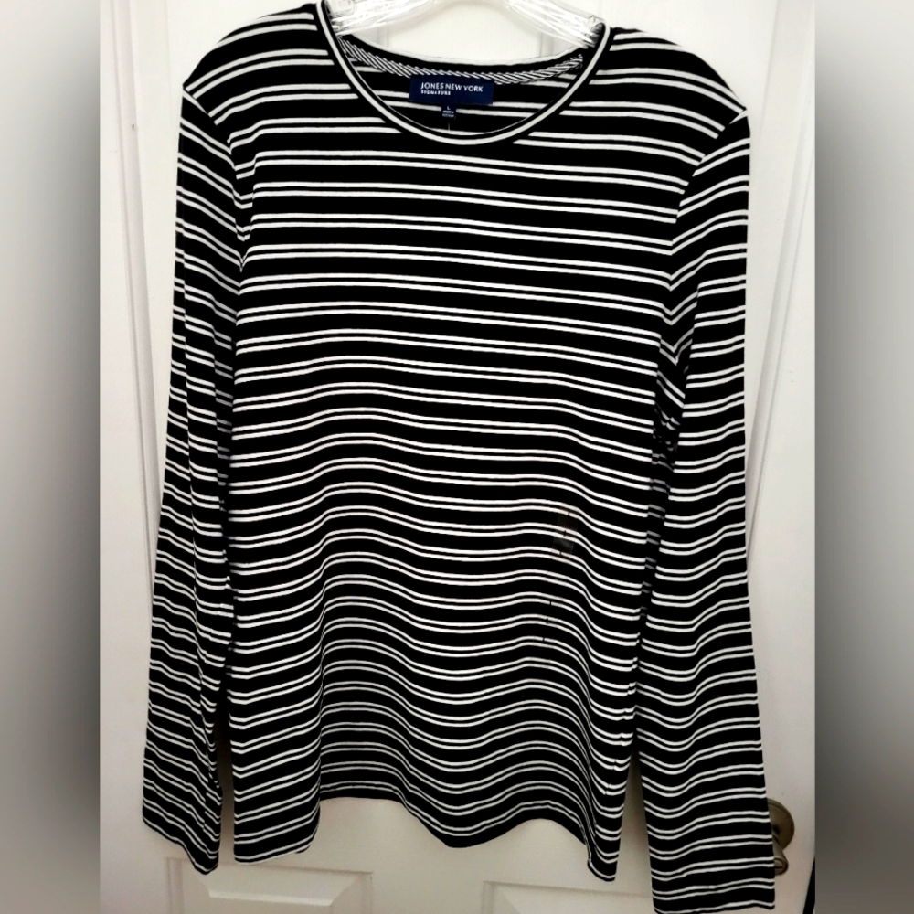 Jones New York Top Long Sleeve New Large
